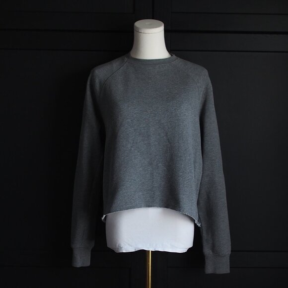 Brunette The Label Tops - Brunette The Label | Cropped Sweatshirt